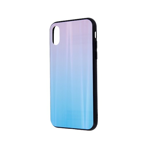 Husa spate sticla Aurora pentru Xiaomi Mi 11 Lite 4G / 11 Lite 5G albastra-roz [2]