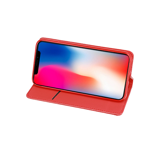 Husa Xiaomi 11T/11T Pro rosu, tip carte, Smart Magnet [3]
