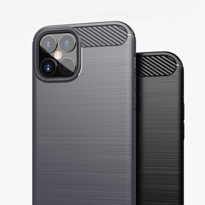 Husa Xiaomi Mi 11i / Poco F3 / F3 Pro / Redmi K40 / K40 Pro, model Carbon, silicon flexibil, albastru [4]
