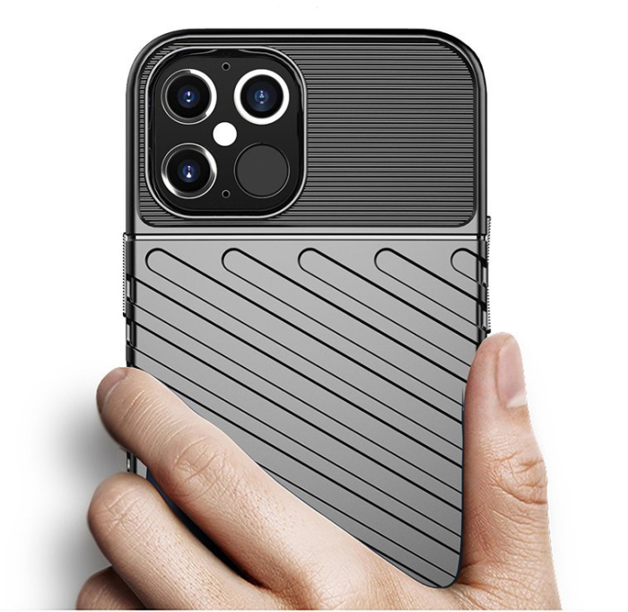 Husa Xiaomi Poco X3 Pro / Poco X3 NFC negru, silicon mat, slim [5]
