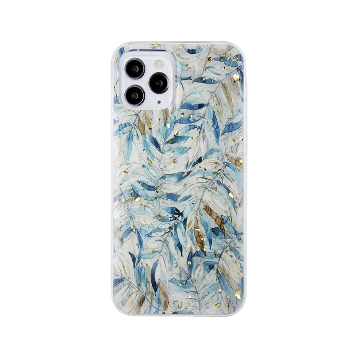 Husa Xiaomi Redmi 10 / Redmi 10 2022  Boho leaves, model Glam, spate dur, margine silicon [2]