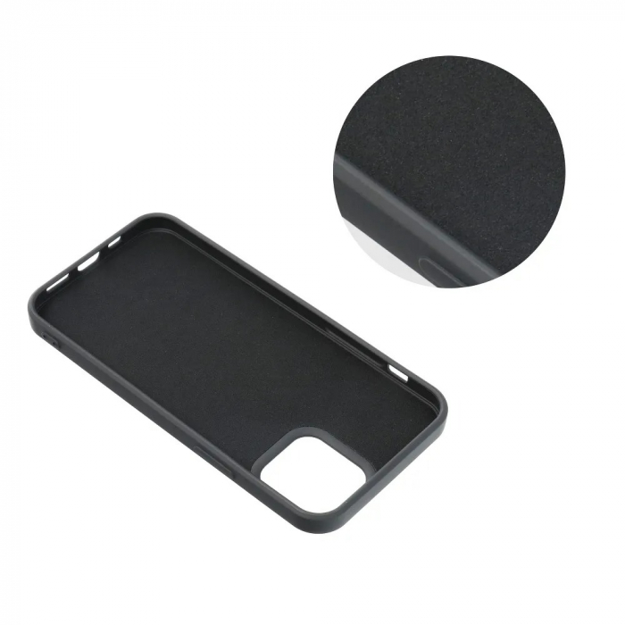 Husa Xiaomi Redmi 13c 4G, silicon cu interior de catifea, negru [3]