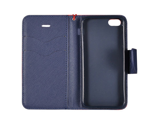 Husa Xiaomi Redmi 9A, tip carte, Fancy, rosu-albastru [2]