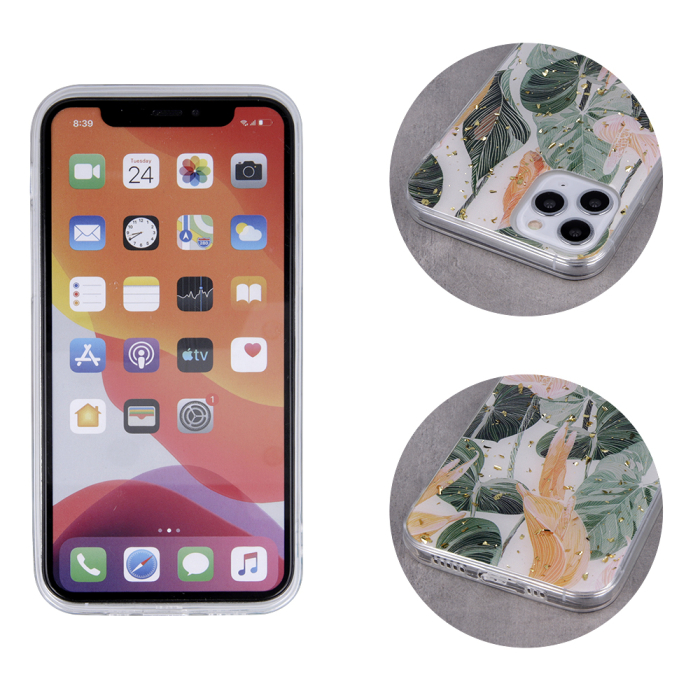 Husa Xiaomi Redmi Note 10 / 10s flori, model Glam, spate dur, margine silicon [3]