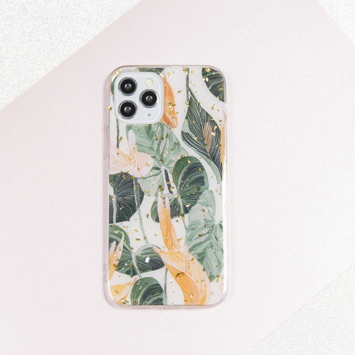 Husa Xiaomi Redmi Note 10 / 10s flori, model Glam, spate dur, margine silicon [5]