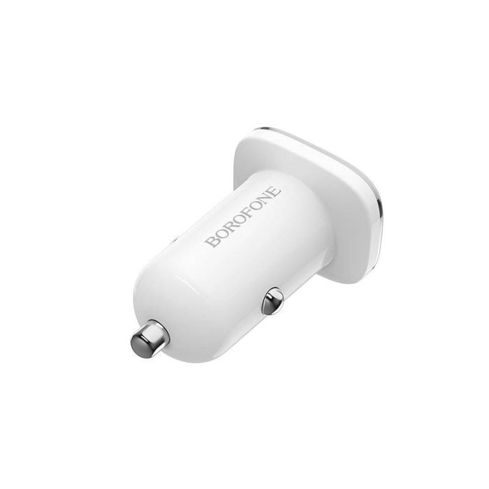 Incarcator auto Borofone BZ12A, 1xUSB, QC 3.0, alb [5]