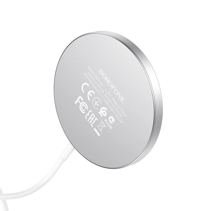 Incarcator Borofone BQ 9 Pro (MagSafe) argintiu [4]