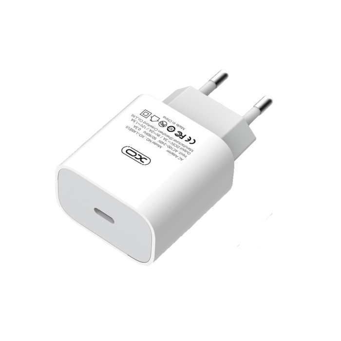 Incarcator priza XO L40 PD 18W 1x USB-C alb [1]