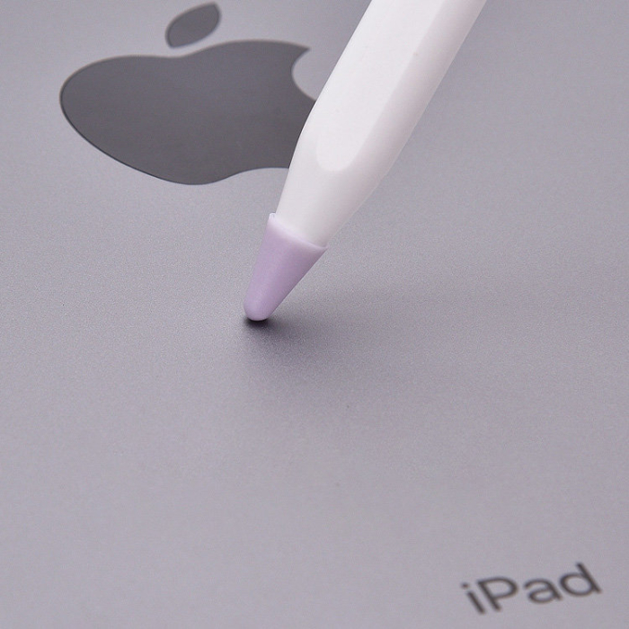 Set 8 varfuri de protectie din silicon pentru Apple Pencil 2/1, alb [2]