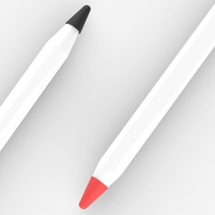 Set 8 varfuri de protectie din silicon pentru Apple Pencil 2/1, alb [5]