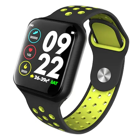 Smartwatch i7 negru-verde [3]