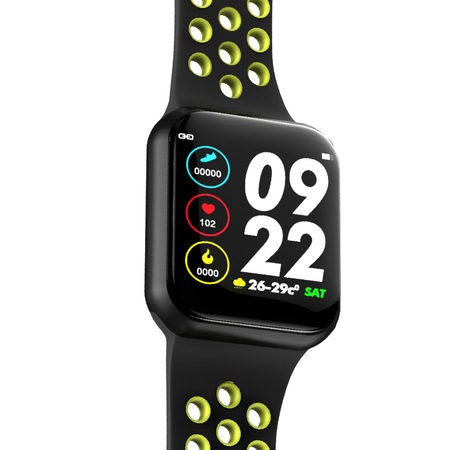Smartwatch i7 negru-verde [2]
