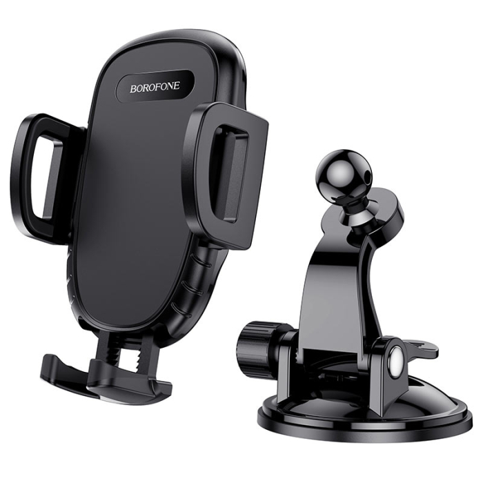 Suport auto - cu prindere pe bord sau parbriz -  Borofone BH37, negru [3]