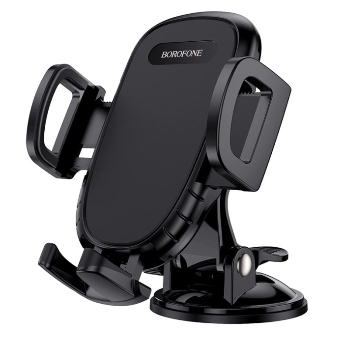 Suport auto - cu prindere pe bord sau parbriz -  Borofone BH37, negru [2]