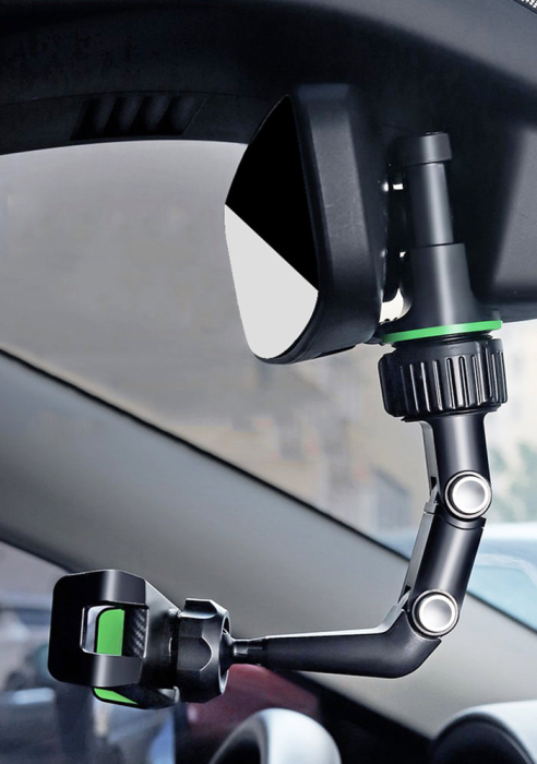 Suport auto prindere oglinda XO C107 negru universal [3]