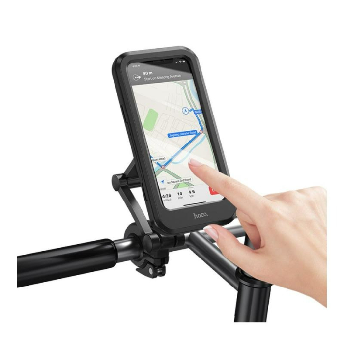 Suport pentru bicicleta/motocicleta Hoco CA101, rezistent la apa, negru [4]