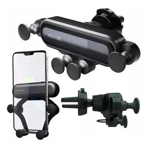 Suport universal pentru telefon, gravity, negru [3]