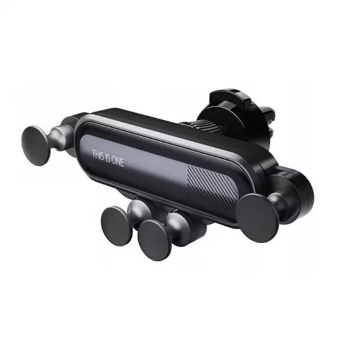Suport universal pentru telefon, gravity, negru [1]
