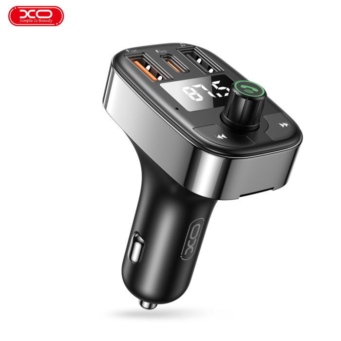 Transmitator FM XO BCC06, Bluetooth, MP3, incarcator auto 50W, negru. [3]
