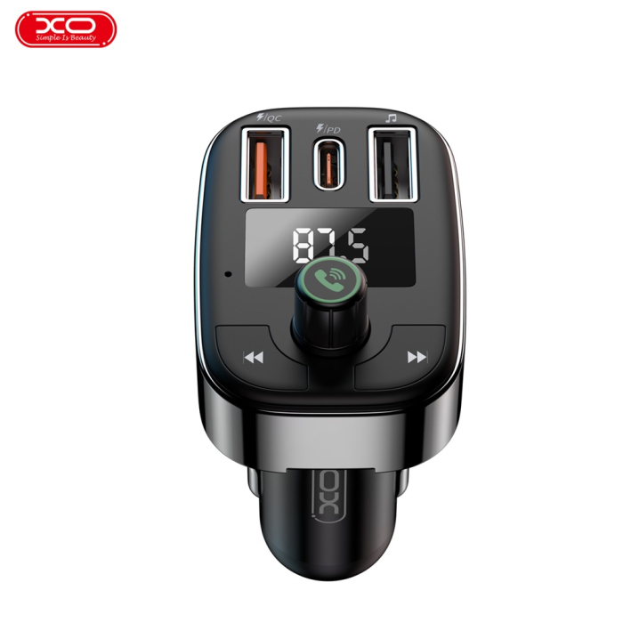 Transmitator FM XO BCC06, Bluetooth, MP3, incarcator auto 50W, negru. [4]