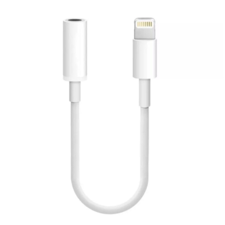 Cabluri de date si incarcare - Adaptor casti Lightning la Jack 3.5 mm, alb - bulk