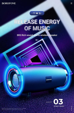 Boxa portabila bluetooth Borofone BR3 Rich Sound blue [3]