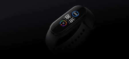 Bratara fitness M5, ecran color HD, bluetooth, monitorizare somn/ritm cardiac/saturatie oxigen/tensiune arteriala, curea neagra [2]