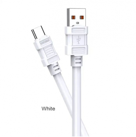 Cablu 3A USB / Type-C, alb, 1 m, KSC-806 [1]