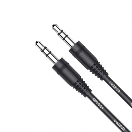 Cabluri de date si incarcare - Cablu AUX 3.5 mm, negru, KSC-450