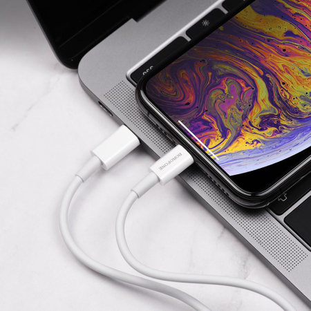 Cablu Borofone BX36 Lightning 1 m FAST CHARGE PD alb [3]