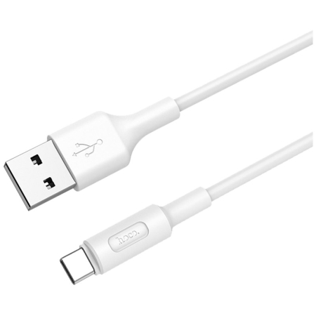 Cabluri de date si incarcare - Cablu Hoco X25 3A USB-A la USB-C 1m alb