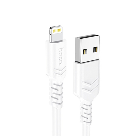 Cabluri de date si incarcare - Cablu Hoco X88, 2.4A, lightning, 1m, alb