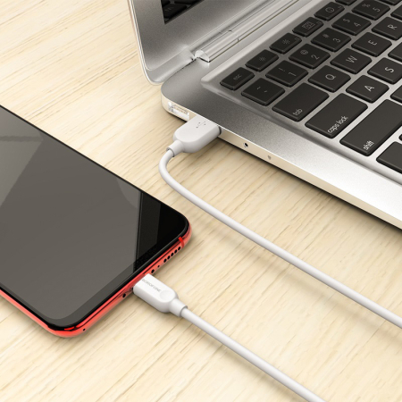 Cablu USB Borofone BX14 - Micro USB, 2M alb [3]