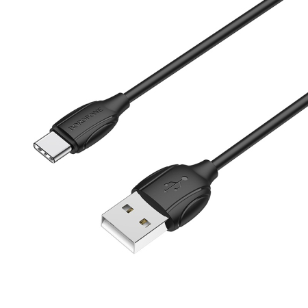 Cabluri de date si incarcare - Cablu USB Borofone- BX19, 3A, USB-C,  1m, white
