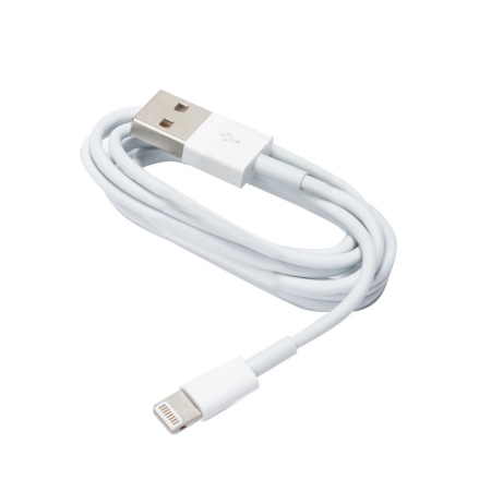 Cabluri de date si incarcare - Cablu USB - Lightning 1,5 m 1A alb bulk