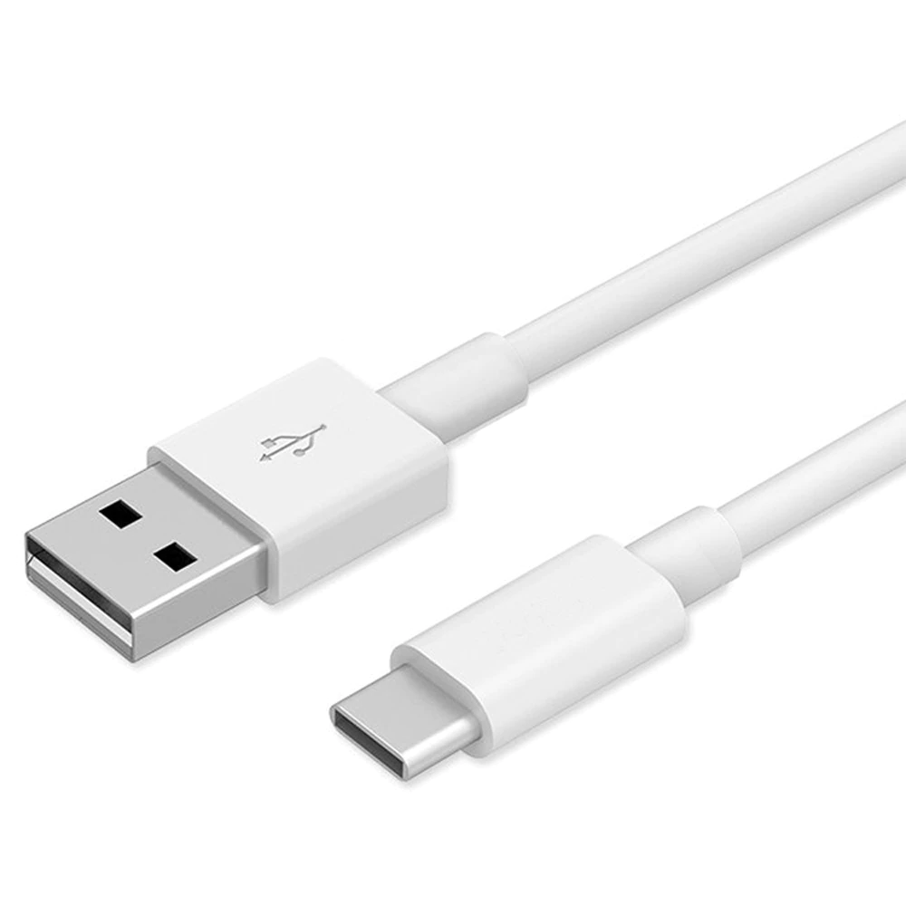 Cabluri de date si incarcare - Cablu USB/Type-C, alb, 1m, 1A, bulk