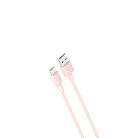 Cabluri de date si incarcare - Cablu XO NB156 USB - USB-C 1,0 m 2,4A roz