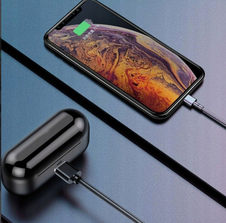 Casti bluetooth F9-5c, albe [3]