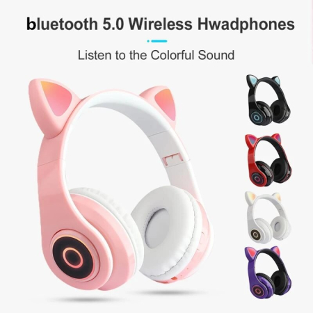 Casti on-ear cu bluetooth B39, alb [9]