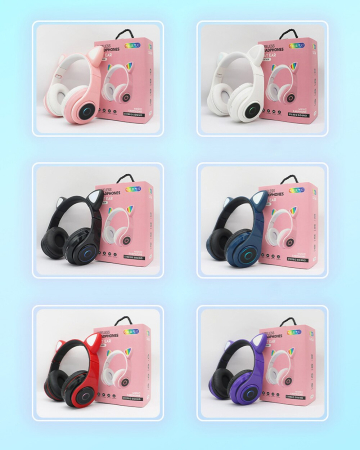 Casti on-ear cu bluetooth B39, negru [15]