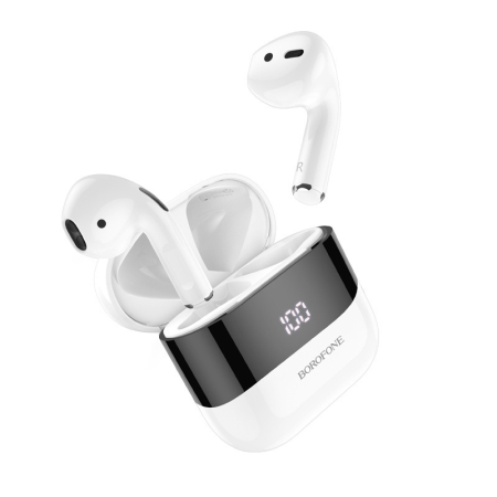 Casti TWS BES15 Borofone, Treasure, alb [2]