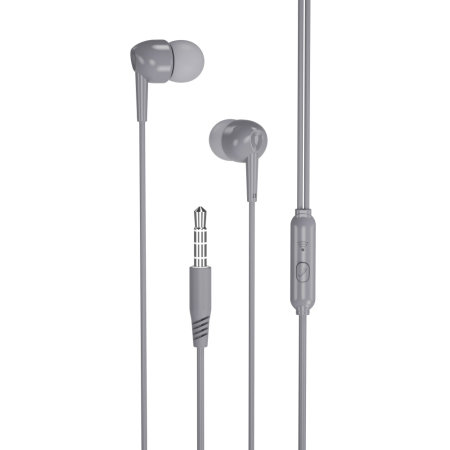 Casti - Casti XO EP37 cu mufa jack 3.5mm in-ear gri