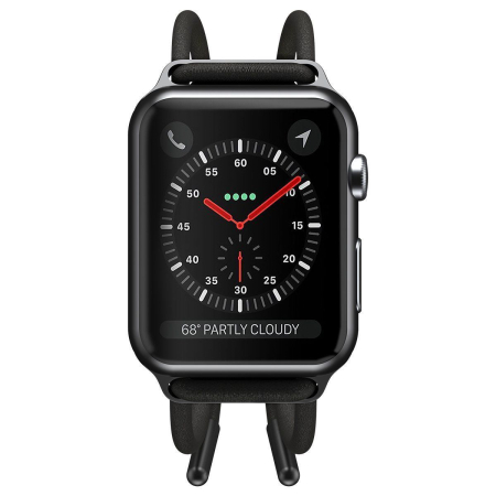 Curea Apple Watch  3/4/5/6/SE 38/40mm (LBAPWA4-AGY) Grey-yellow [2]