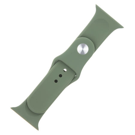 Curea silicon M/L pentru Apple Watch 42 / 44 / 45mm khaki [1]