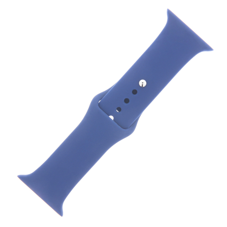 Altele - Curea silicon M/L pentru Apple Watch 42 / 44 / 45mm midnight blue