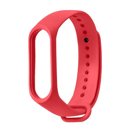Altele - Curea silicon pentru bratara fitness M3/M4/M5, rosu coral