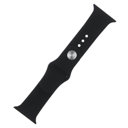 Curea silicon S/M pentru Apple Watch 38 / 40 / 41mm black [1]