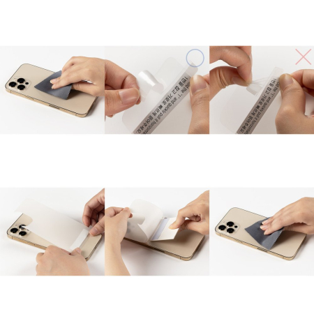 Folie iPhone 12 Pro / iPhone 12, protectie spate - set 2 bucati [5]