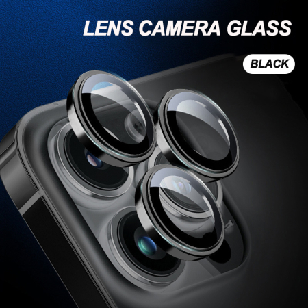 Folie protectie camera Metal Eagle Eye Original iPhone 14 Pro / iPhone 14 Pro Max - black [3]