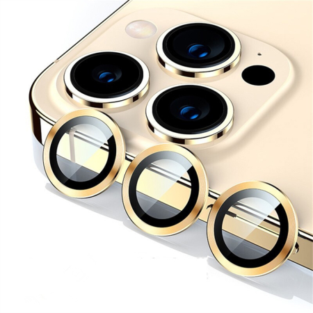 Folie protectie camera Metal Eagle Eye Original iPhone 14 Pro / iPhone 14 Pro Max - gold [6]